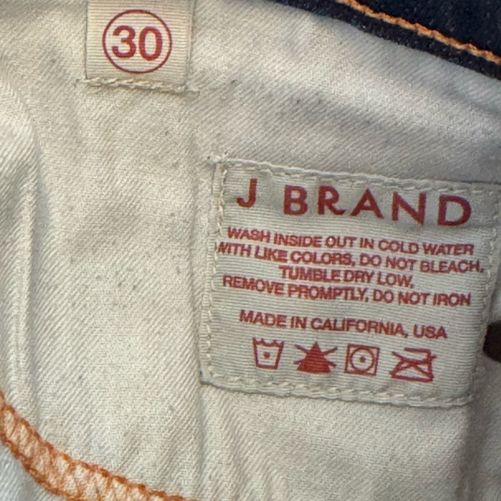 J Brand Dark Blue Skinny Leg Jeans sz 30 - Picture 2 of 7